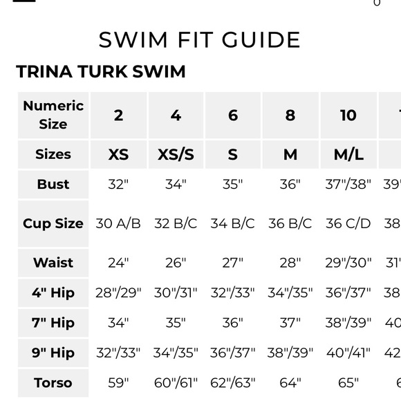 Trina Turk Long Sleeve Swim Tee Small - Picture 8 of 8